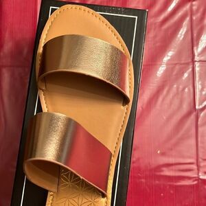 Rosegold - Women two band Sandals